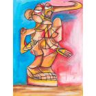 African sculpture drawing No. 2